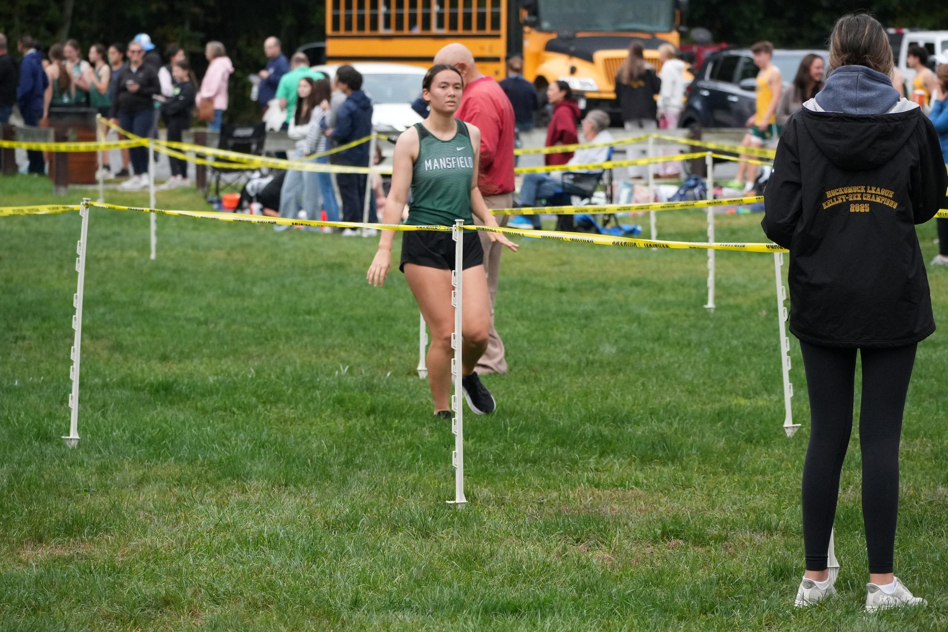 Another Mansfield runner coming through the final stretch.
